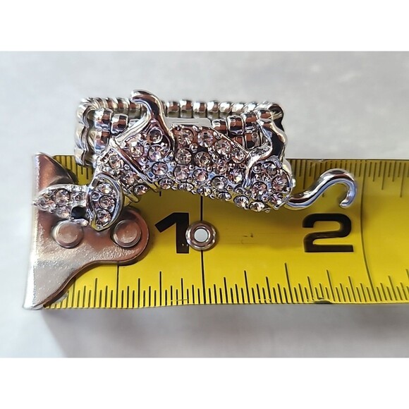 Dachshund Rhinestone Stretch Ring Size US 10 Costume Jewelry - Picture 8 of 10